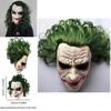 Dark Knight Batman Joker Latex Mask Wig Halloween Horror Prop