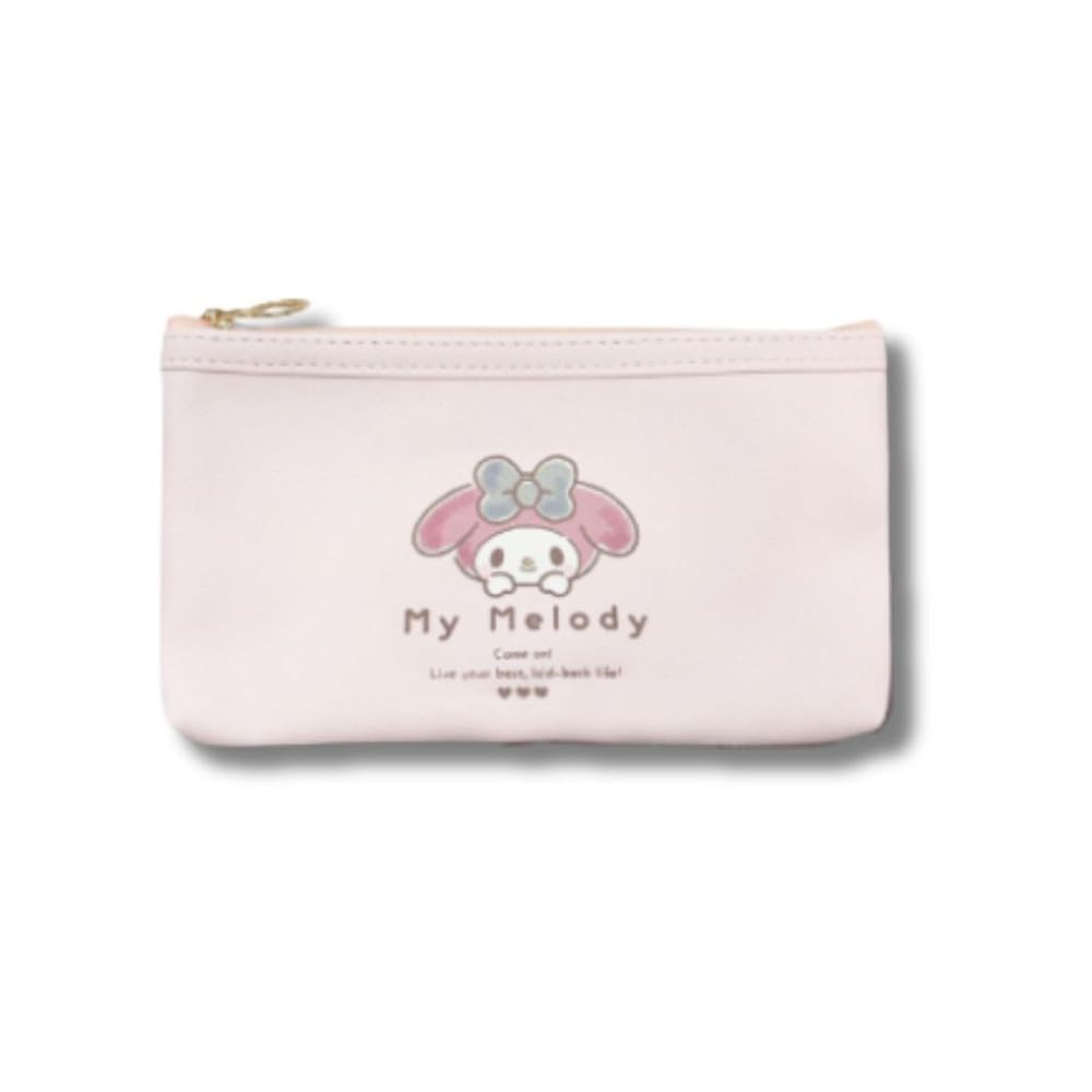 Hatayama Shoji Sanrio Characters Flat Pouch  Chill Time  My Melody, H11 x W20.5 x D2cm, 64202690