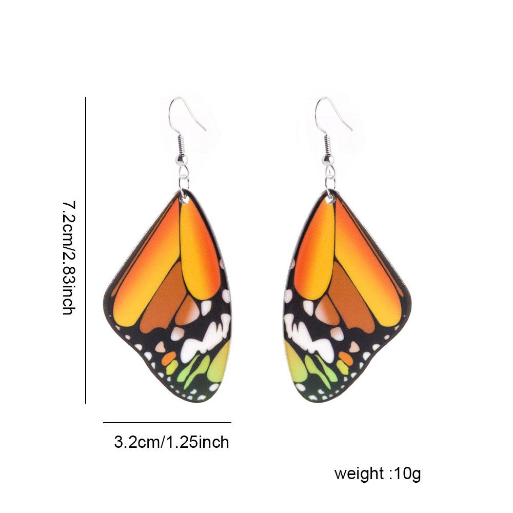 Butterfly Personality Exaggerates Natural Earrings, Stainless Steel Earhooks, Popular Earrings