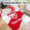 Custom Text Printed Rug Monaco FC Non Slip Floor Carpet For Home Room Decor