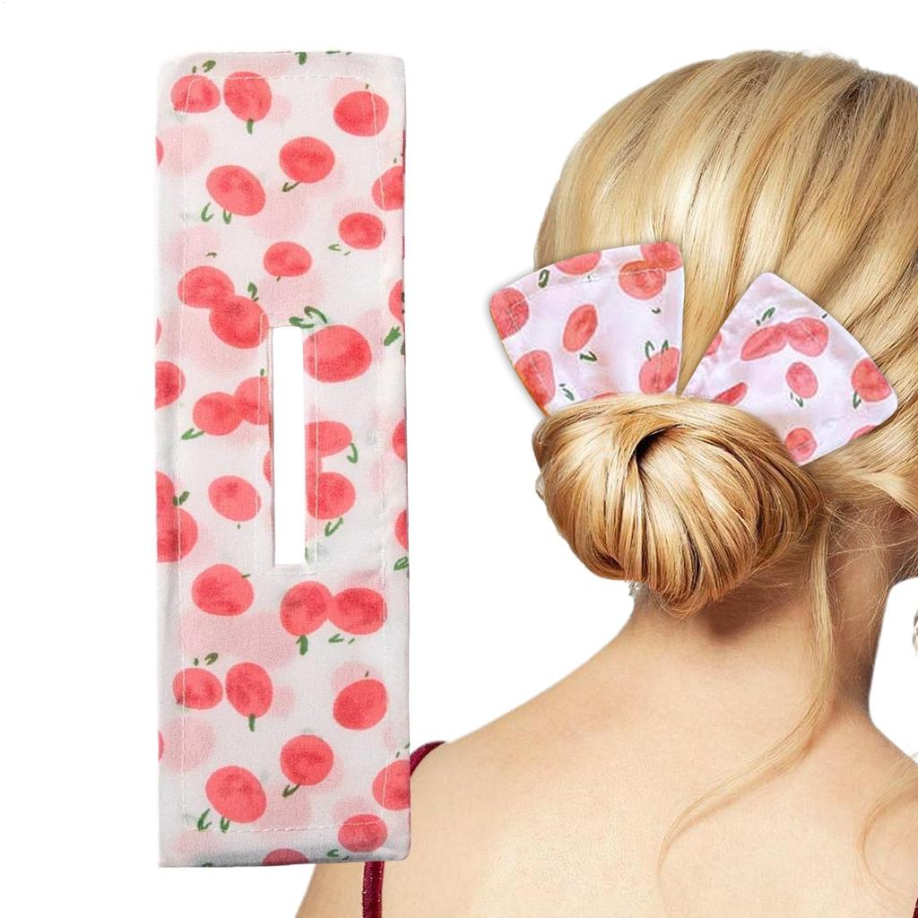Hair Bun Maker  Bun Print Headband Hairpin Women Hair Styling Twist Stylish Donut Bun Maker Accessories Twisted Hairpin Tool