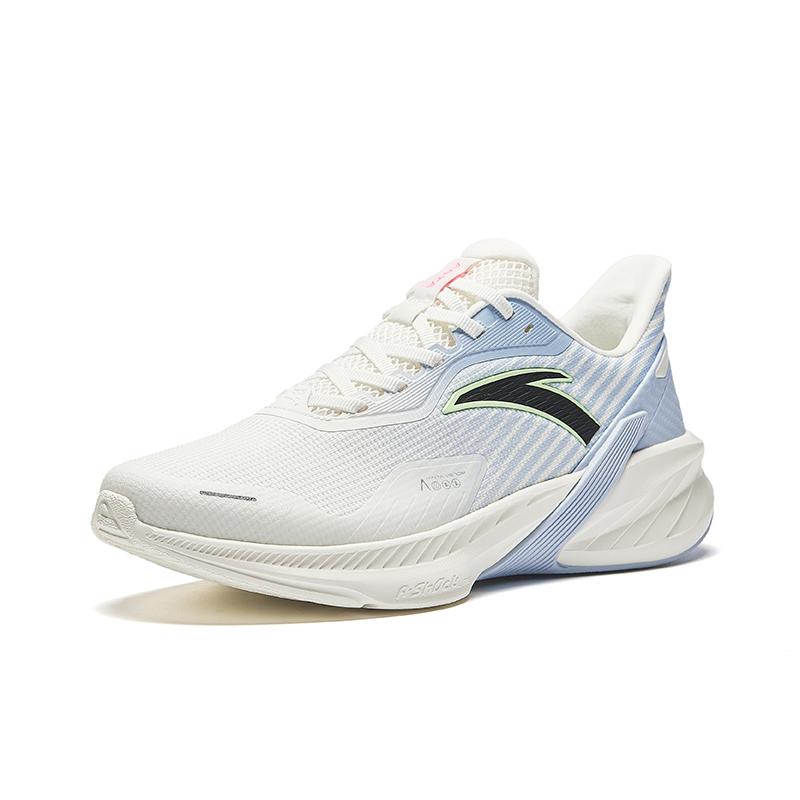 

New Anta Running Collection Slip Resistant Cushioning Low Top Running Shoes Men s White Blue 112435520S-17 43
