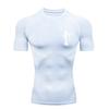 Gothic Ghost Design  Men's Sports T-shirt Training Fitness Compression Workout T-Shirt Athletic Tees