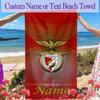 1pc SL Benfica (4) Beach Towel, Multi-functional Beach Towel for Outdoor Activities Beach Swimming and Travel
