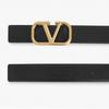 Valentino GaraVani V Logo Gold Belt T0q87 Ecu 0no