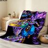 1PC Dragon Ball Patterned Flannel Blanket Suitable For All Seasons For Home Decor Warmth And Comfort Gifts Holiday Present