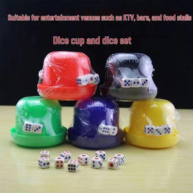 Individually Packaged Color Dice Cup for Business, Supermarkets, and Hotels