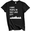 I Have People In Salt Lake City Utah Skyline T-Shirt