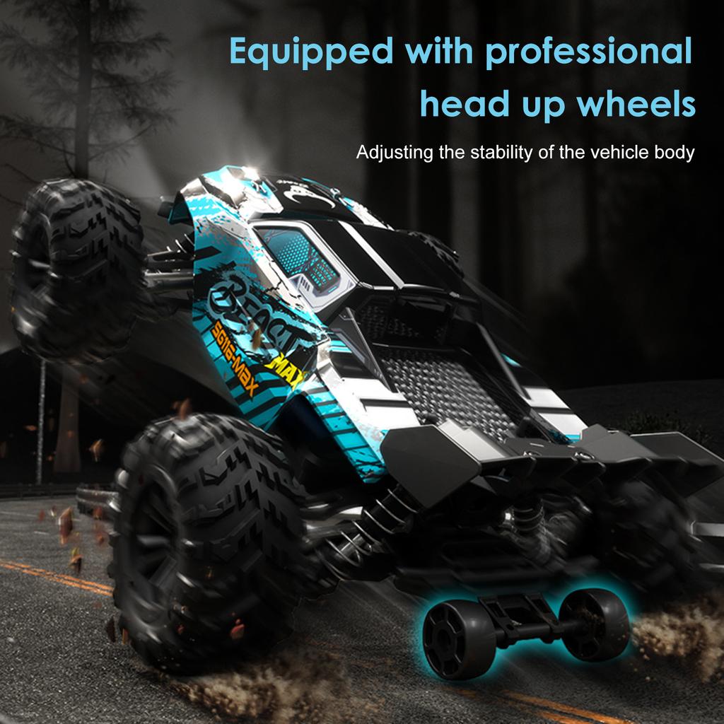 RC Car With Led Lights Off-Road Control Trucks Boys Toys Brushless Drift Monster Crawler Cars 4WD 40/70KM/H for Adults and Kids