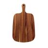 Wood Cutting Board Charcuterie Board Dual-Sided Cheese Board for Kitchen Camping Food Serving Tray with Handle