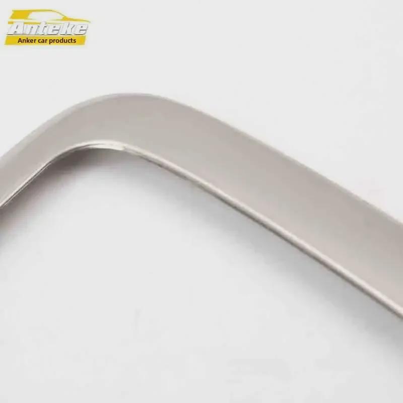 Boyue Sitzschnalle für die hintere Reihe, Edelstahl, dekorativer Rahmen mit hellem Ring