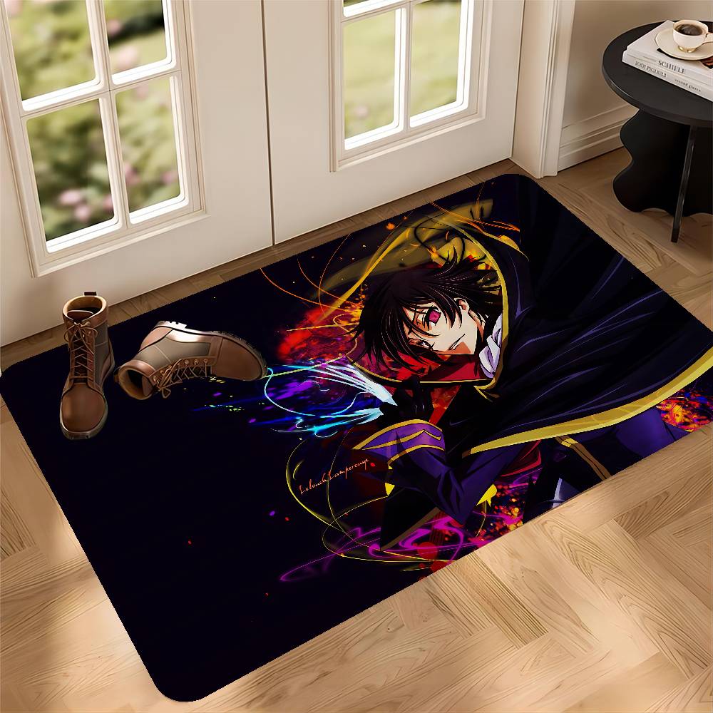 Anime Lelouch Code Geass Kitchen Mat Kids Room Bedroom Decoration Balcony Anti-Slip Doormat Living Room Alfombra