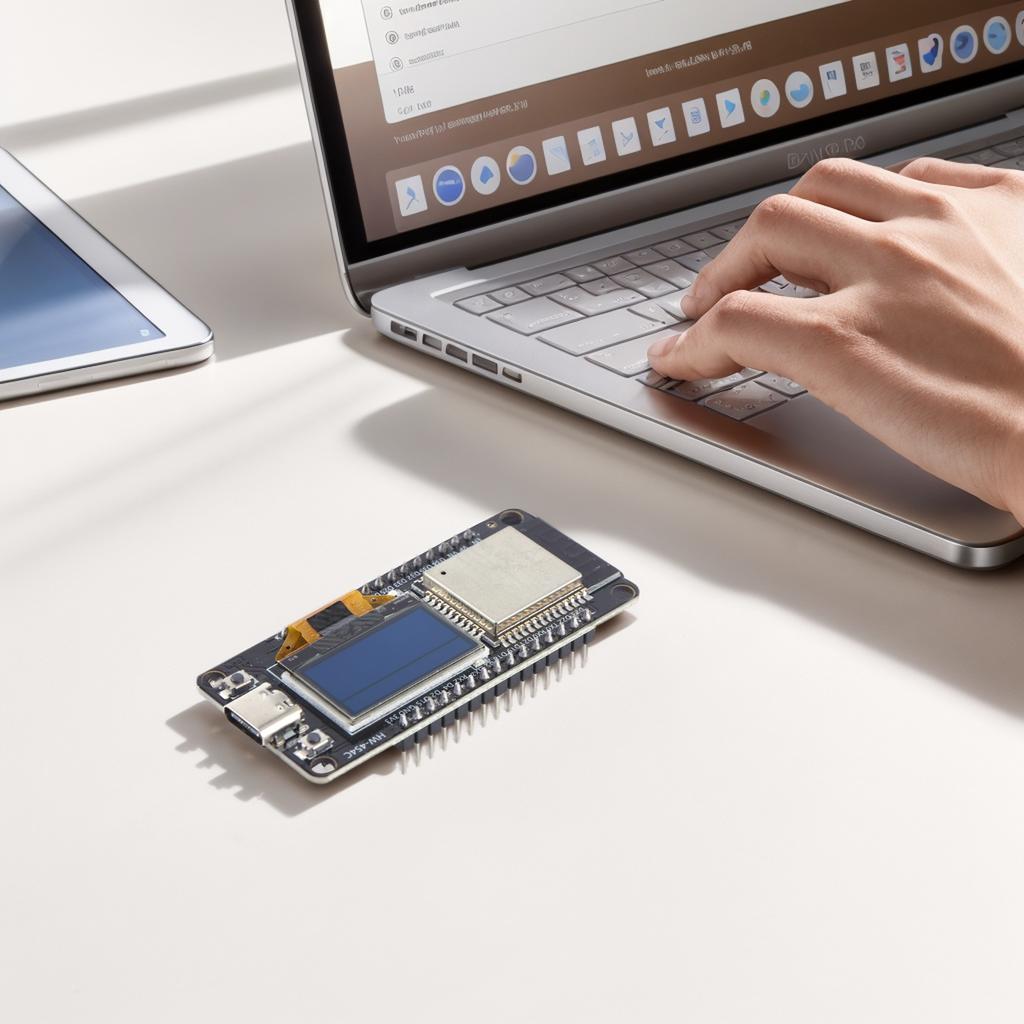 ESP32 WiFi+BT Development Board CH340 with 0.96 OLED Screen Yellow Blue Display