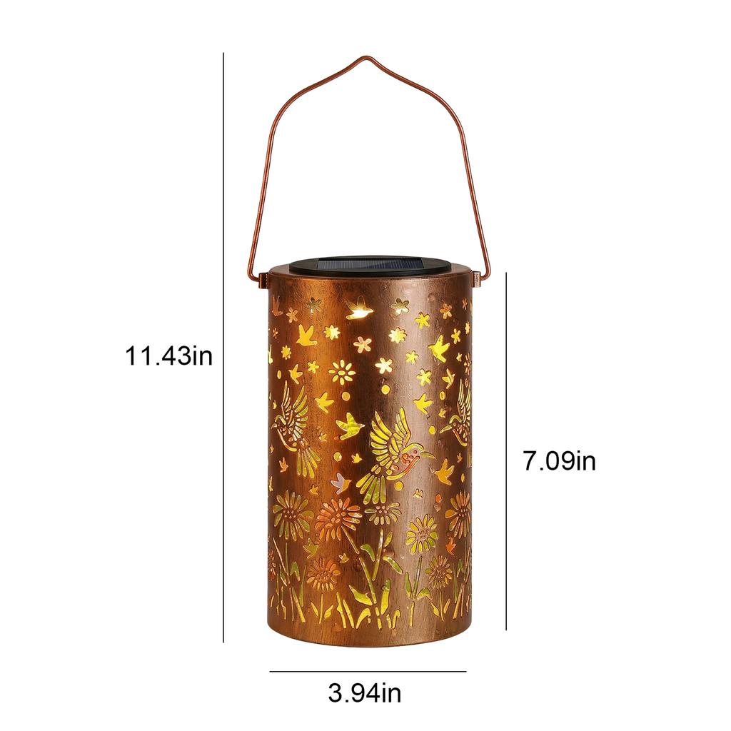 Sunflower Glow Solar Garden Lantern Waterproof Hanging Solar Powered Lights Outdoor Landscaping Light for Yard Lawn Garden Decor