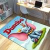 1pc. Cute Dumbo Elephant Rug for Home Decor, Office Carpet, Chair Cover, Outdoor Mat, Gift Ideaz041105