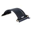 PCI-E 4.0 Riser Cable GPU Extension Cord Extension Port 180 Degree Adapter Compatible with RTX4090 RTX4080 RX7900XTX