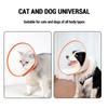 Cat Cone Collar Soft Comfortable Cat Recovery Collar Adjustable Anti-Bite Lick Wound Transparent Small Dog Cone For All Season