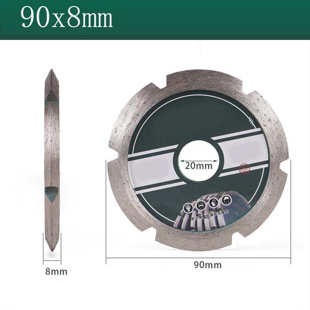 1pc 90/110/125mm V Shape Thickened Saw Blades Tool For Concrete Stone Cutting Disc Angle Grinder Accessories