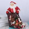 Christmas Figurine Figure Decors Resin Santa Clauses Statue Christmas Decorative Figurine Table Centerpieces for Holiday