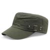 Spring Summer Anti-UV Baseball Cap Breathable Casual Flat Top Cap Adjustable Outdoor Sun Hat Men