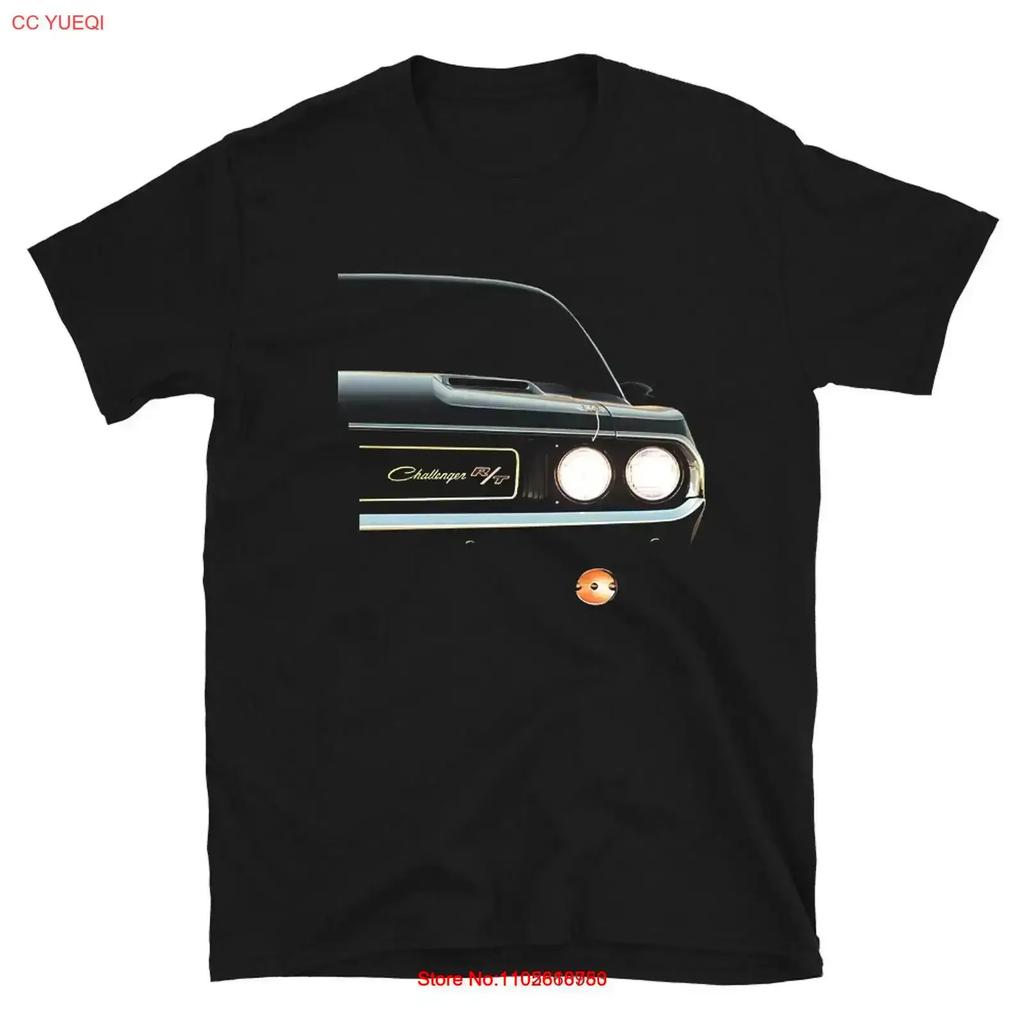 Challenger R T 70 Unisexs Shirt Vintage American Muscle Sports Car Slightly Breathable Casual Stylish Graphic Vintage