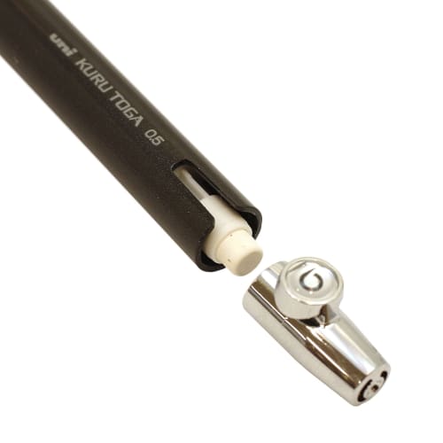 Mitsubishi Pencil Mechanical Pencil Kurtoga 0.5 Rubber Grip Black M56561P.24