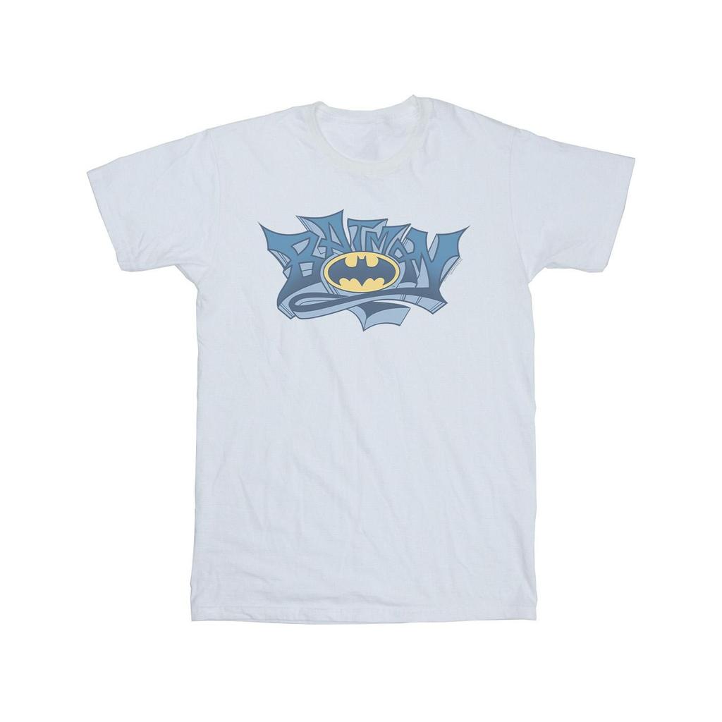 DC Comics Boys Batman Graffiti Logo T-Shirt