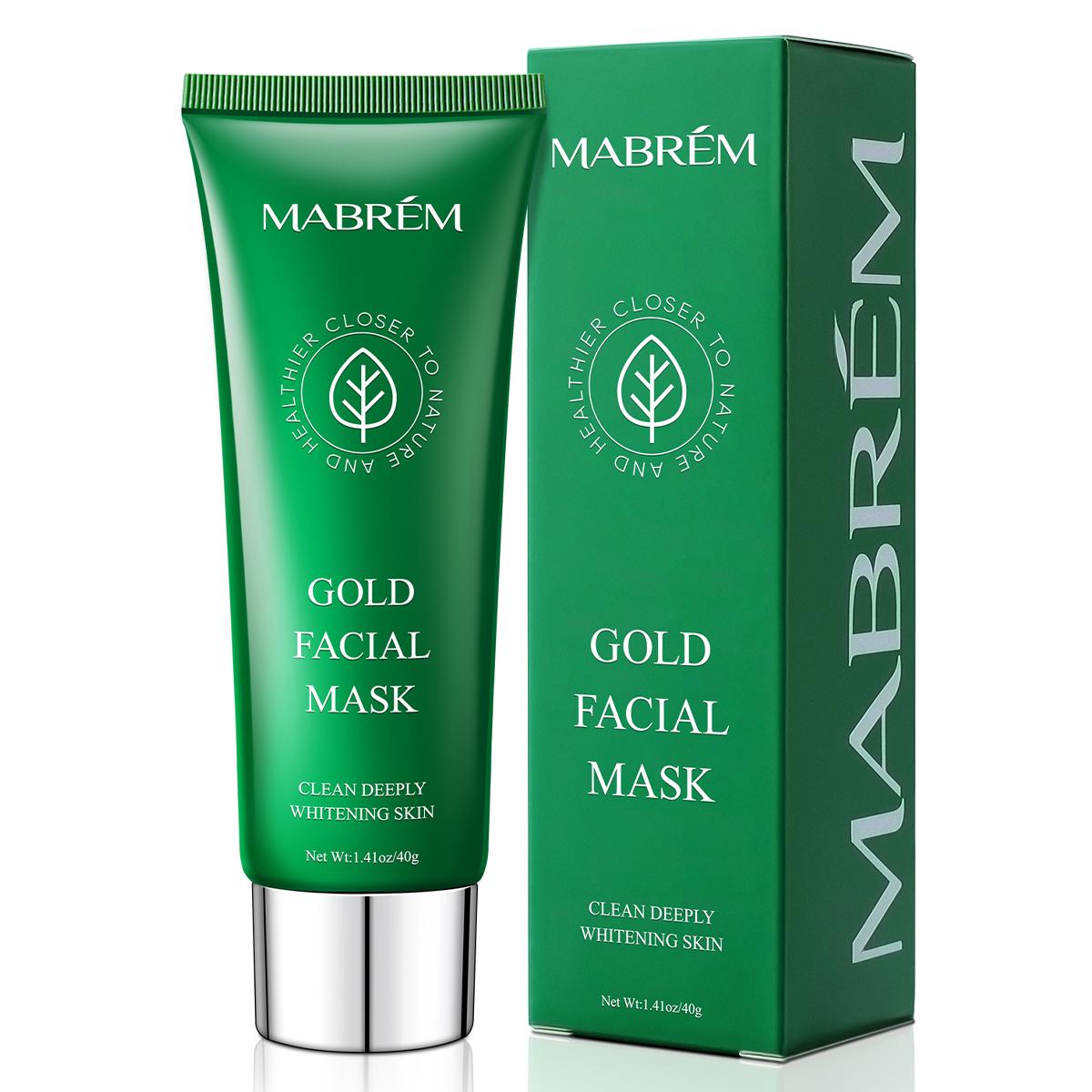 

MABREM Gold Ripped Mask удаляет черные точки, очищает поры, разглаживает кожу лица 1pcs