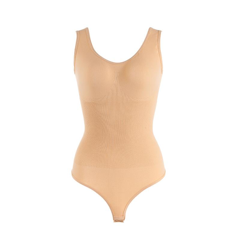 Plus Size Women Seamless Full Body Tummy Control Shapewear Bodysuit