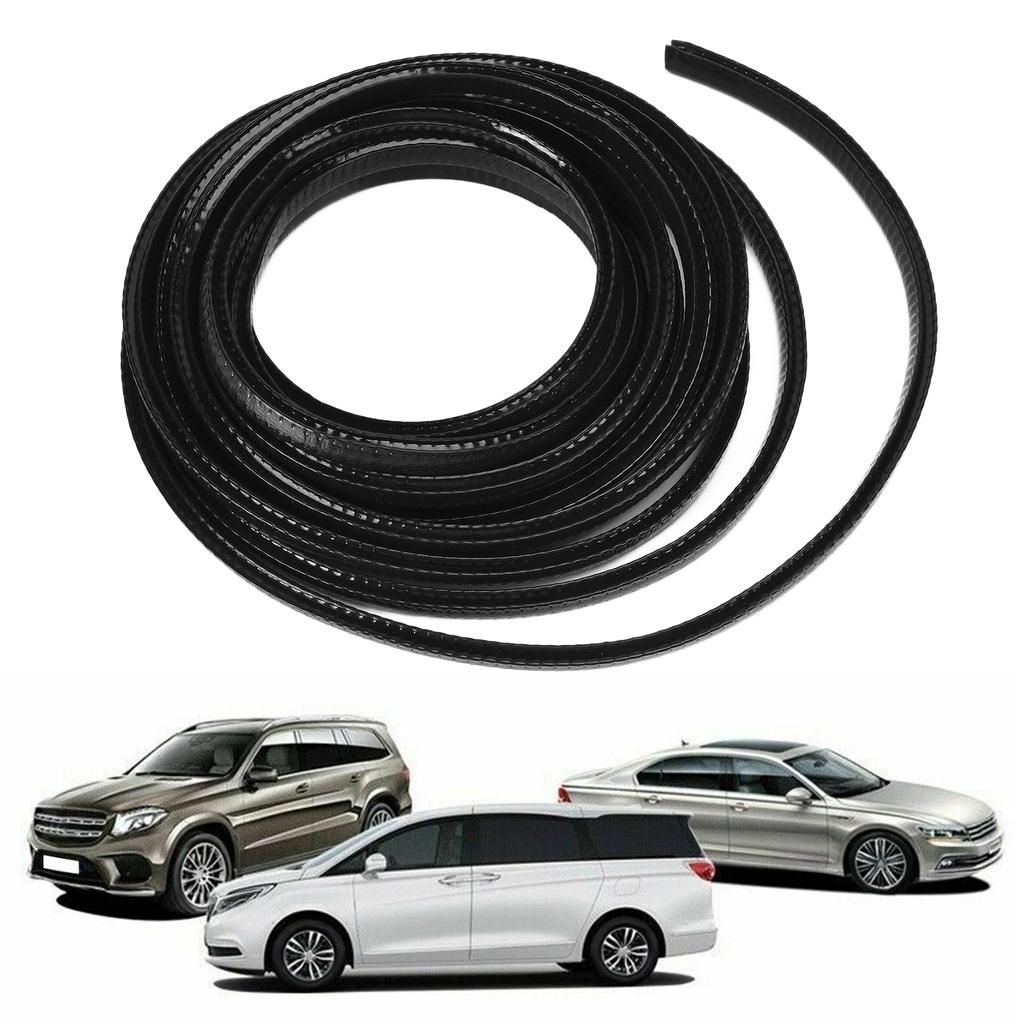 5m Car Door Edge Guards 8x10mm U Shape Trim Seal Strip Universal for Auto Modification