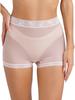 Womens Lace Trim Mesh Boyshorts High Stretch Underwear for Daily Club Wear