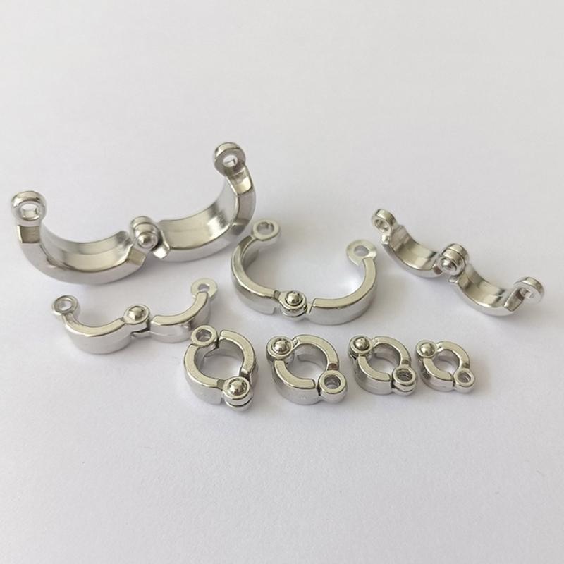 Anéis de Marcação para Patas de Pássaros tipo Presilha para Pombos Papagaios de Estimação Periquitos Acessórios Presilha Redonda para Pata 4-15mm Feito de Metal