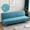 Waterproof Sofa Bed Cover Jacquard Solid Color Folding Sofa Cover Stretch Sofa Covers Without Armrests For Living Room