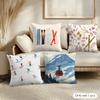 Ski Resort Prop Cushion Cover Pillowcase Ultra Soft Skin Friendly Fabric Cloud Like Comfort  Concealed Zipper