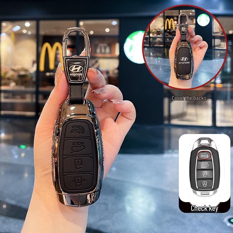 Kompatible Schlüsselhülle für Hyundai Modelle: Elantra, ix35, Coupe, Tucson, Mingtu, ix25 und Kona