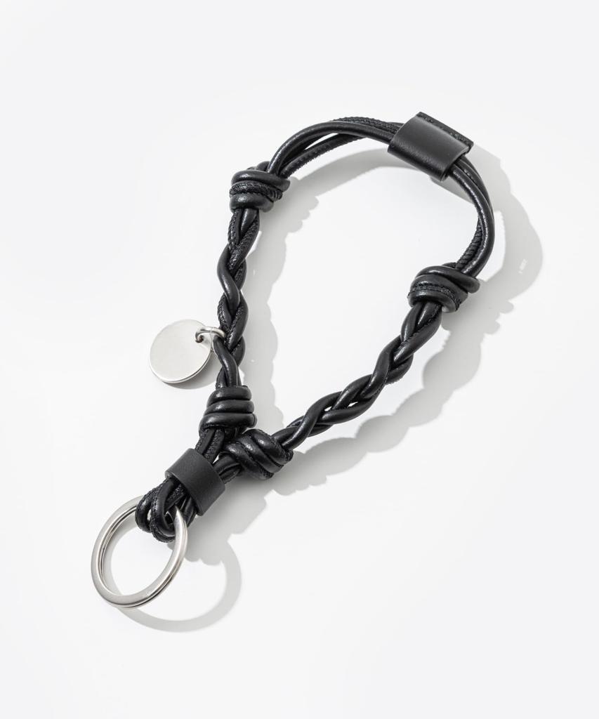 Jil Sander Tangle Keyring Black, One Size, J26VL0008P5452