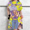 Abiti Casual Svasati Girocollo Stampa alla Moda