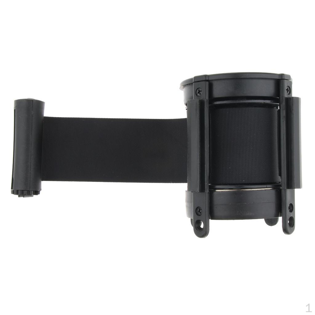 

Retractable Stake Belt Queue Stand Tape Black