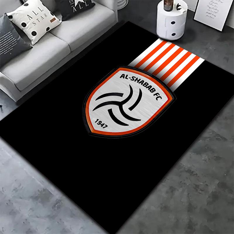Al-Shabab FC Carpet Rug for Living Room Bedroom Home Sofa Decoration,Kids play Non-slip Floor Mat