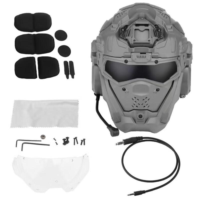 Tactical Assault Helmet with Built-in Headset