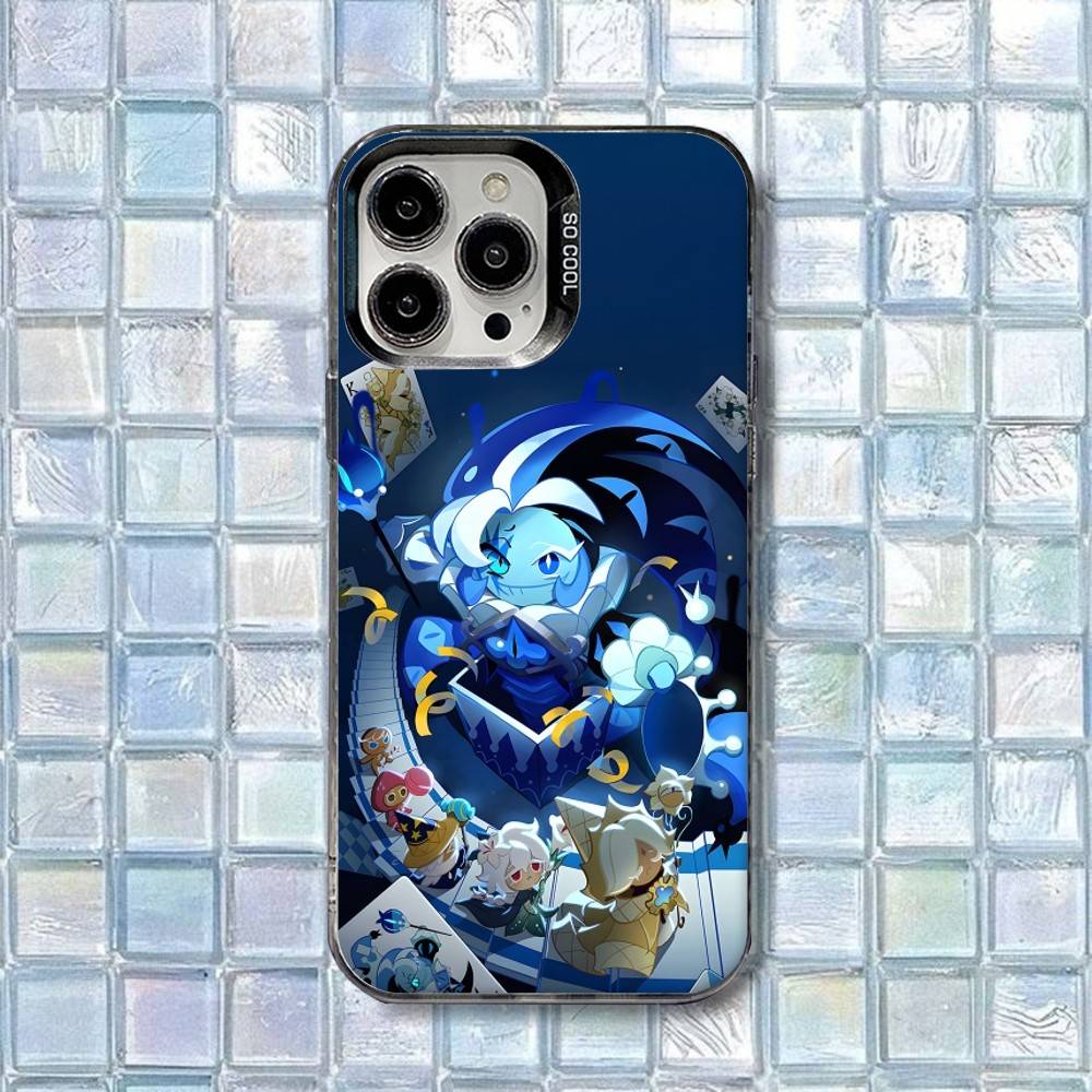 

S-Shadow Milk Cookie Phone Case For iPhone 17,16,15,14,13,12,11,Air,X,XR,Pro,Max,Plus IMD Silver Shell iPhone12PRO