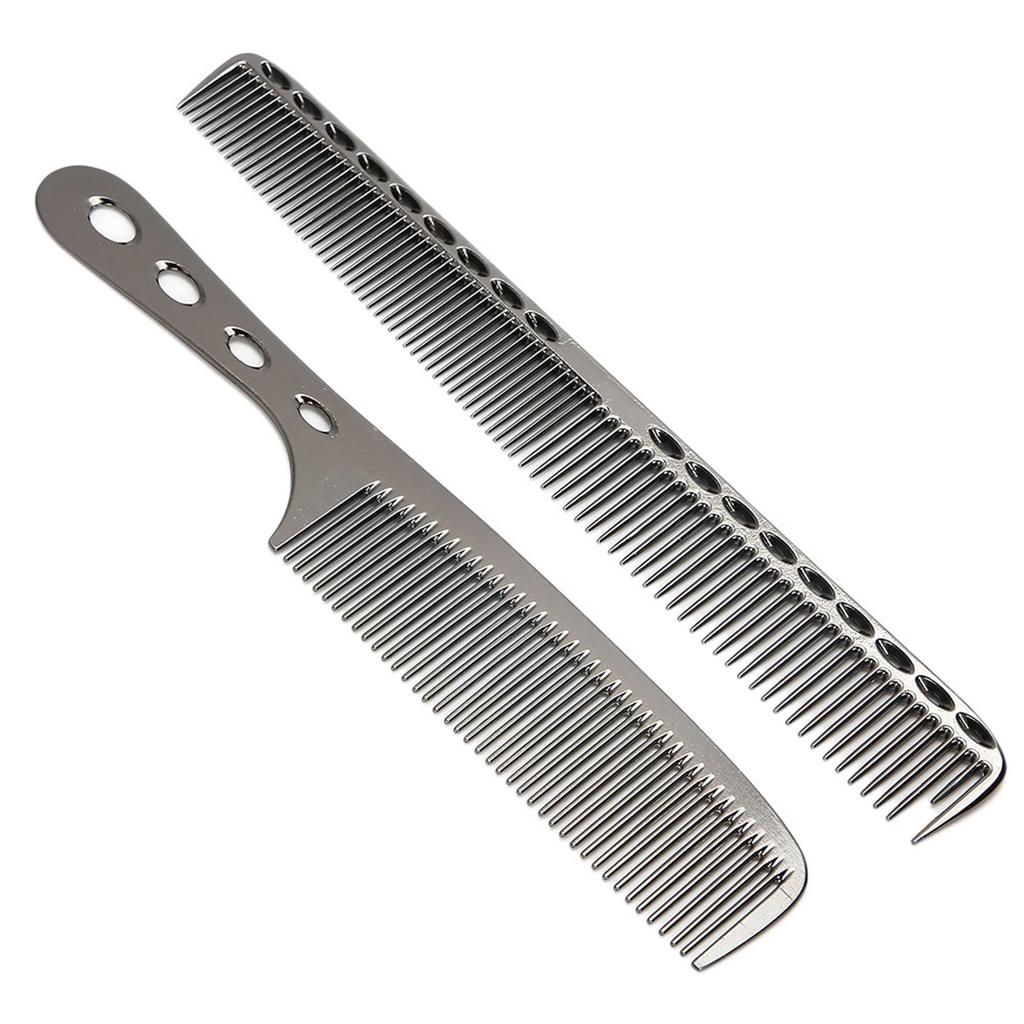 Przenośne Aluminiowe Grzebienie do Włosów Salon Antystatyczny Grzebień do Stylizacji Narzędzie Fryzjerskie