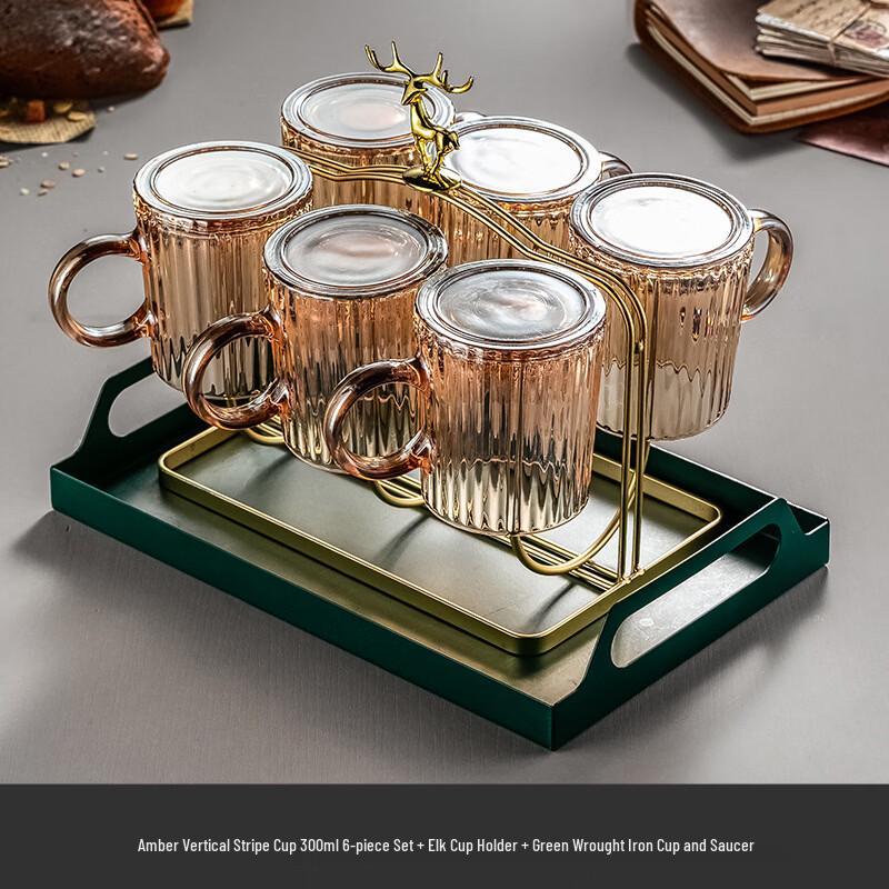 Набор термостойких стеклянных чашек Handun