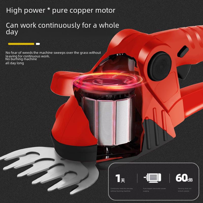Belot Portable Lithium Battery Hedge Trimmer: Multi-Function Handheld Electric Shears for Gardening