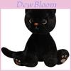 Cute Cartoon Devon Rex Cat Plush Toy For Kids Soft Animal Doll Gift For Girls