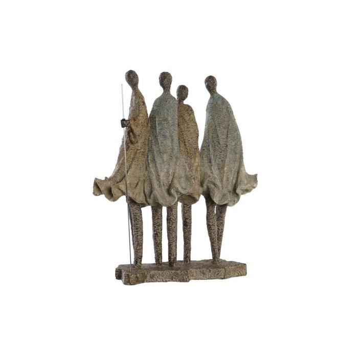 Figurine Décorative Africaine Résine Multicouleur (33,5 X 14,5 X 41 Cm)