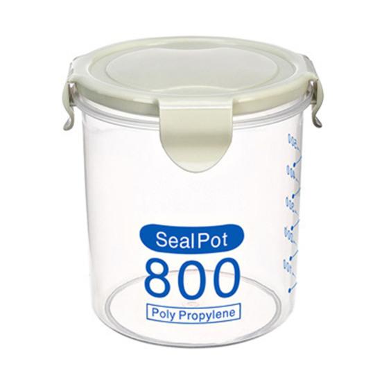 Tarro sellado de 600/800/1000/1500 ML con tapa hermética, gran capacidad, transparente, multifuncional, frutas, productos secos, nueces, cereales, condimentos, contenedor de hojas de té