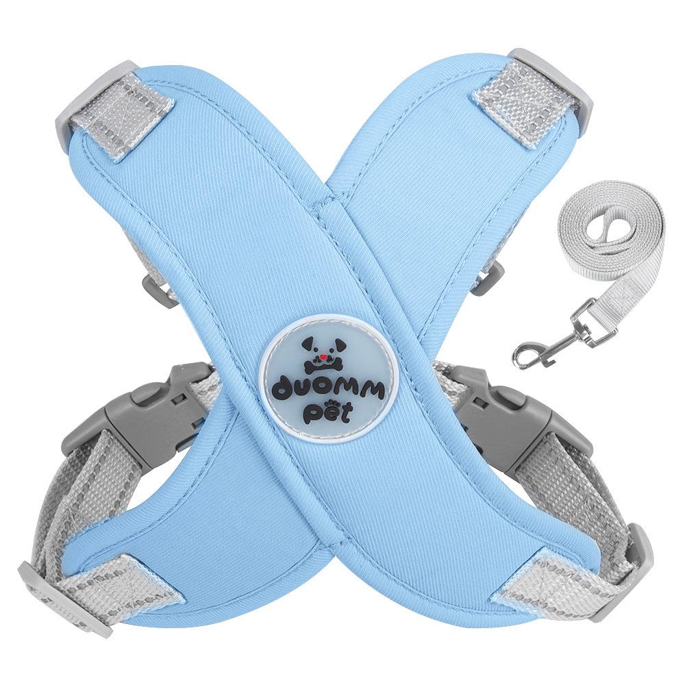 Adjustable Breathable Macaron Dog Harness - Vest Style for Small Pets