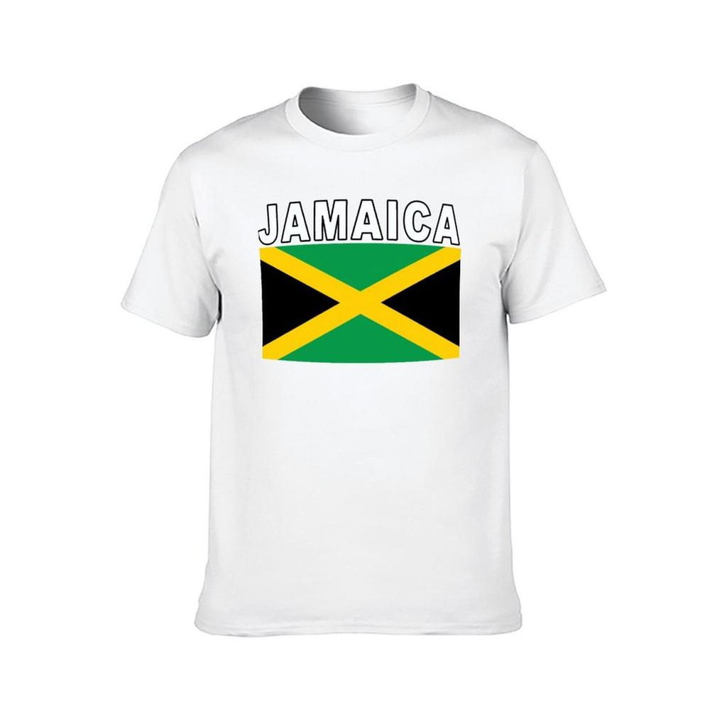 Jamaica National Soccer Game Shirt T-Shirt T Shirts for Man Graphic Vintage Cotton T Shirts High Quality T-Shirt