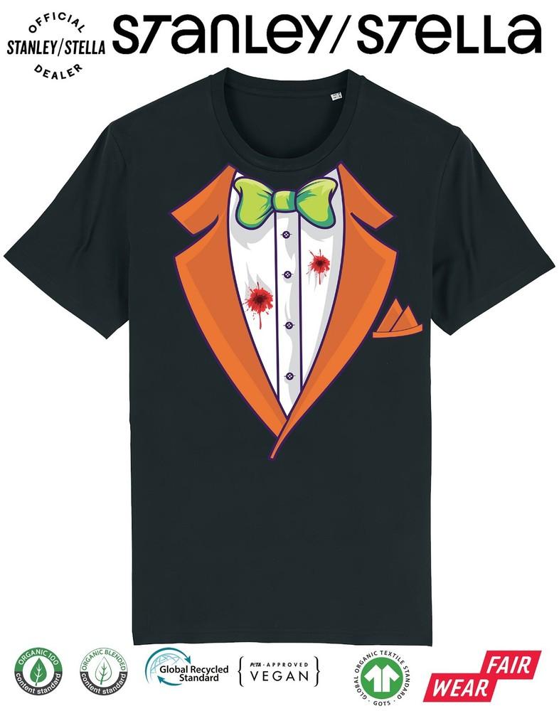 

Bloodstained Tuxedo HALLOWEEN T-Shirt Kids Funny Horror Costume Fancy Dress Gift 3XL